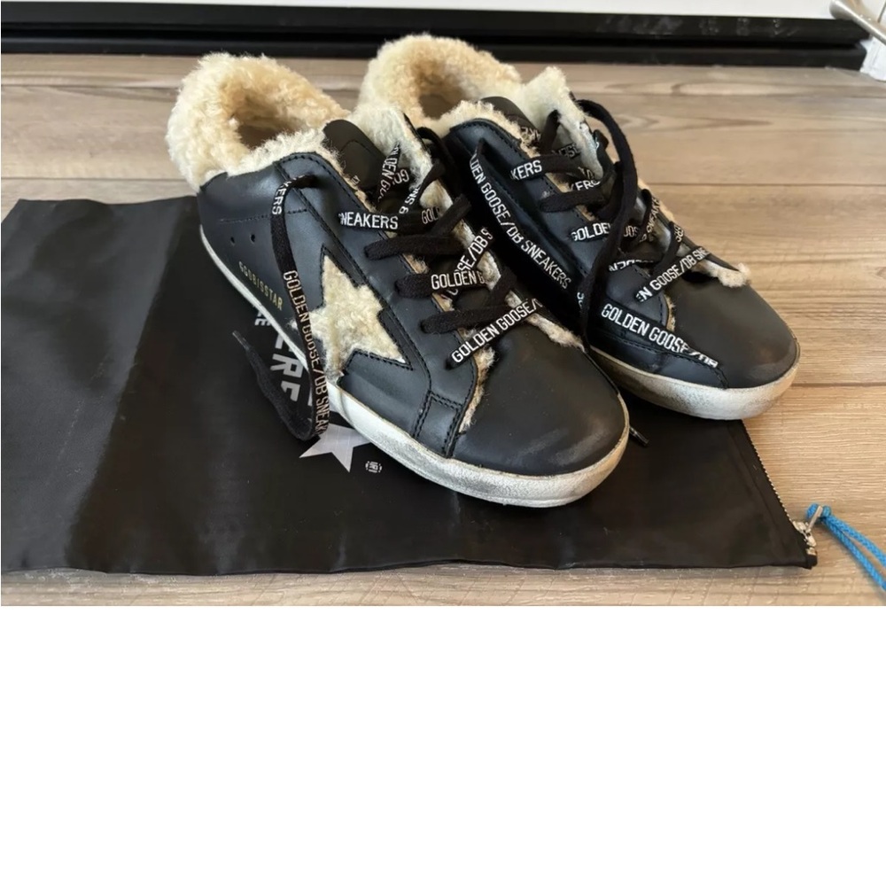 Size 37- Golden Goose Superstar Sherling